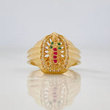 Anillo Virgen de Guadalupe 3.75g / T5 1/4 Oro Amarillo 18K