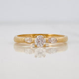 Anillo Solitario 1.8g / T7 3/4 Oro Amarillo 18K