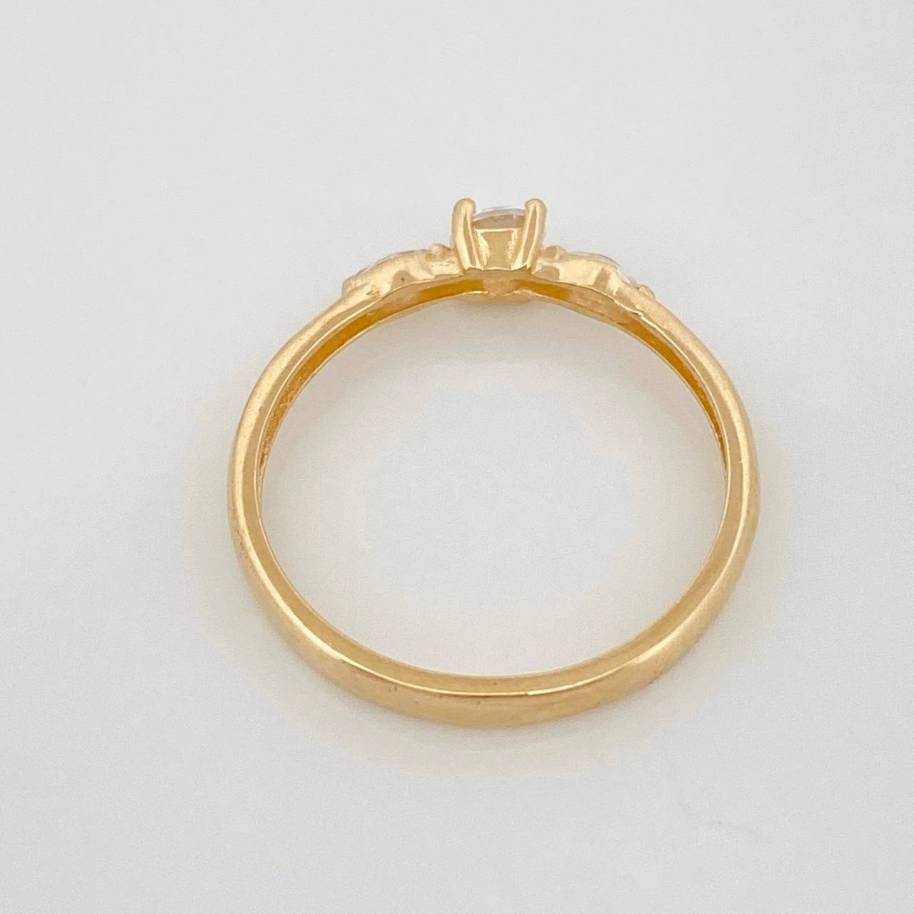 Anillo Solitario 1.7g / T6 3/4 Oro Amarillo 18K