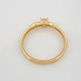 Anillo Solitario 1.7g / T6 3/4 Oro Amarillo 18K