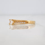 Solitaire Churumbela Ring 1.95g / T6 1/2 Yellow Gold 18K
