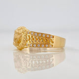 Anillo Leon 4.25g / T11 Oro Amarillo 18K