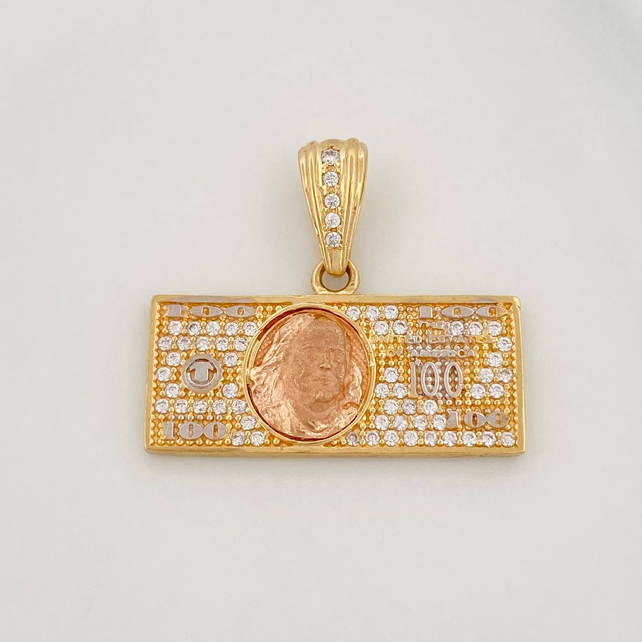 Dije One Dolar 3.8g / 3/4 in Tres Oros 18K