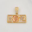 Dije One Dolar 3.8g / 3/4 in Tres Oros 18K