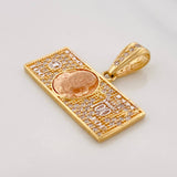Dije One Dolar 3.8g / 3/4 in Tres Oros 18K