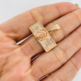 Dije One Dolar 3.8g / 3/4 in Tres Oros 18K