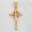 Dije Cruz Cristo 4.4g / 1 3/4 in Tres Oros 18K