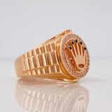 Anillo Corona 11.3g / T10 3/4 Oro Rosa 18K