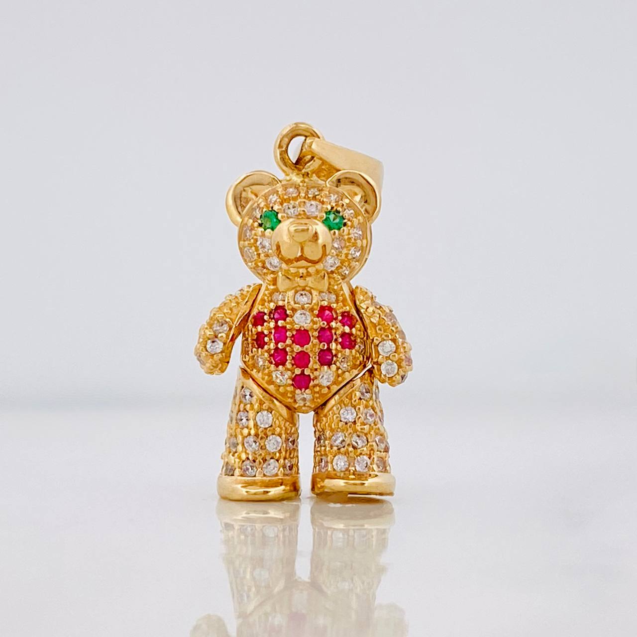 Dije Oso Articulado 4.6g / 1 in Oro Amarillo 18K