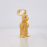 Dije Oso Articulado 4.6g / 1 1/4 in Oro Amarillo 18K
