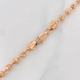 Cadena Militar 18.3g / 20 in / 4mm Oro Rosa 18K
