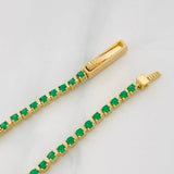Tennis Bracelet 4.25g / 6 in / 2.1mm Yellow Gold 18K