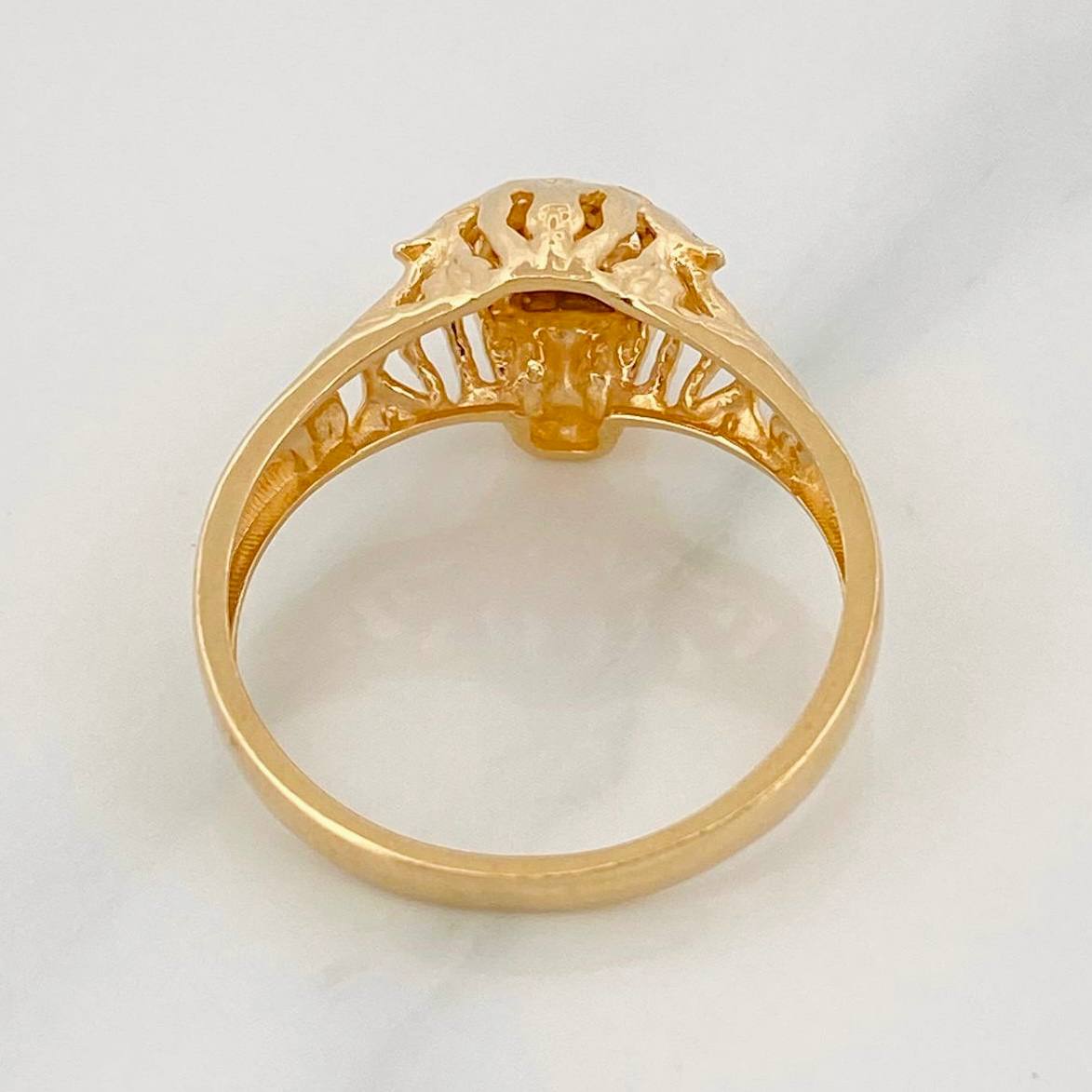 Panther Ring 4.45g / T10 3/4 Yellow Gold 18K