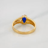 Anillo Solitario Rombo 2.75g / T6 1/2 Oro Amarillo 18K