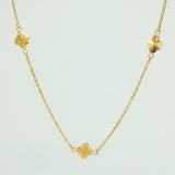 Cadena Aro Seguido Trebol 3.8gr / 18 1/4 in / 0.98mm Oro Amarillo 18K $