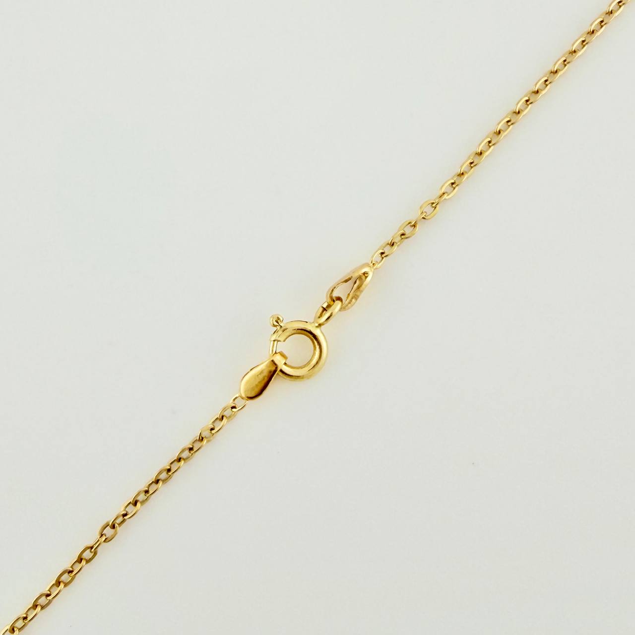 Cadena Aro Seguido Trebol 3.8gr / 18 1/4 in / 0.98mm Oro Amarillo 18K $