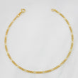 Figaro Bracelet 0.75g / 7 1/2 in / 1.75mm Yellow Gold 18K