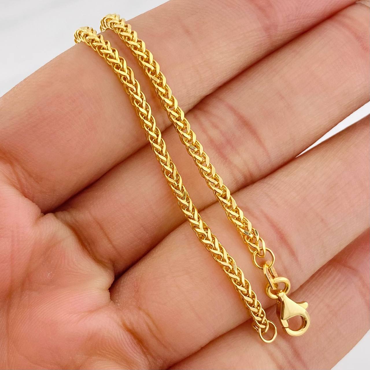 Franco Bracelet 2.45g / 7 3/4 in / 1.74mm Yellow Gold 18K