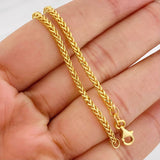 Franco Bracelet 2.45g / 7 3/4 in / 1.74mm Yellow Gold 18K