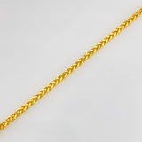 Franco Bracelet 2.45g / 7 3/4 in / 1.74mm Yellow Gold 18K