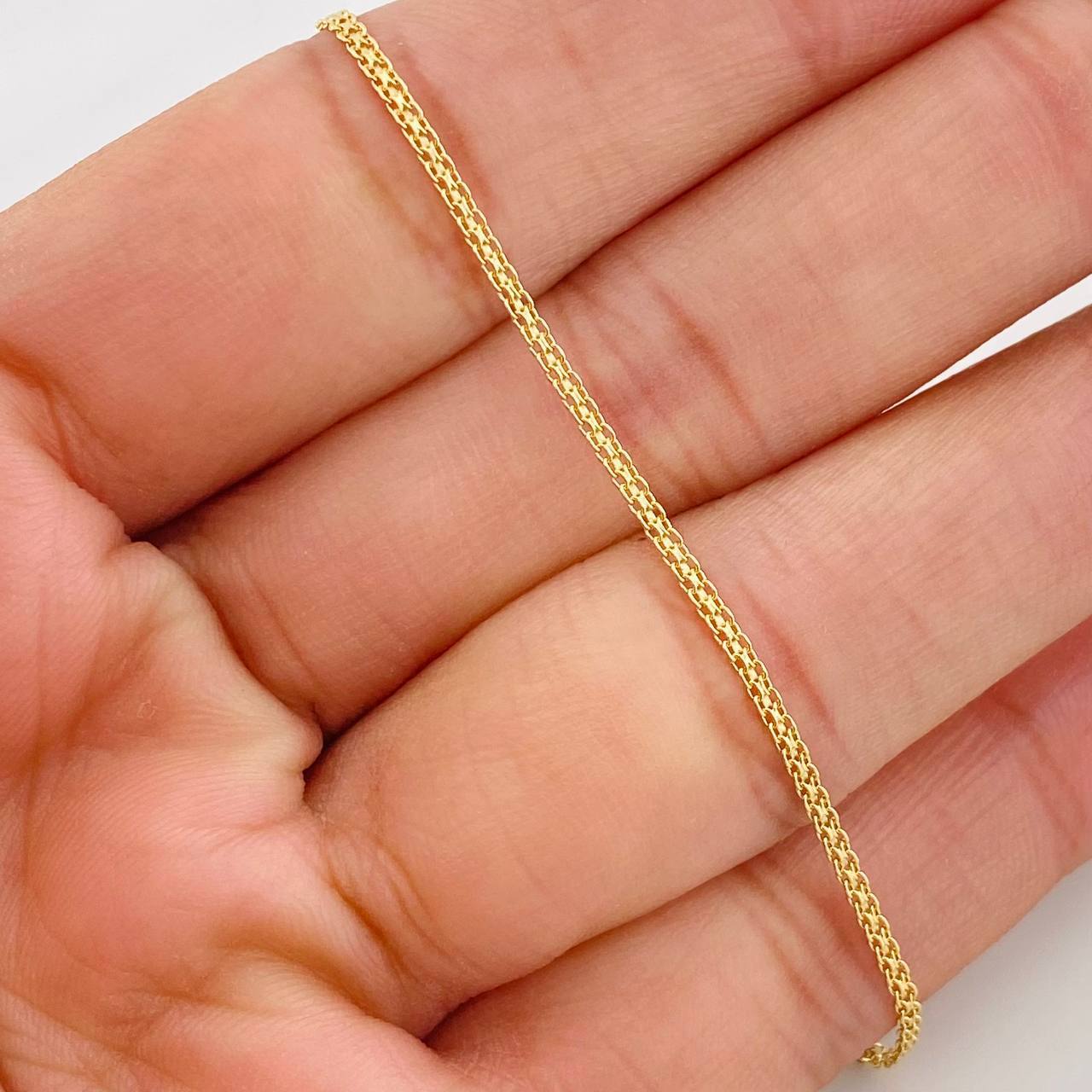 China Bracelet 1.25g / 7 1/2 in / 1.37mm Yellow Gold 18K