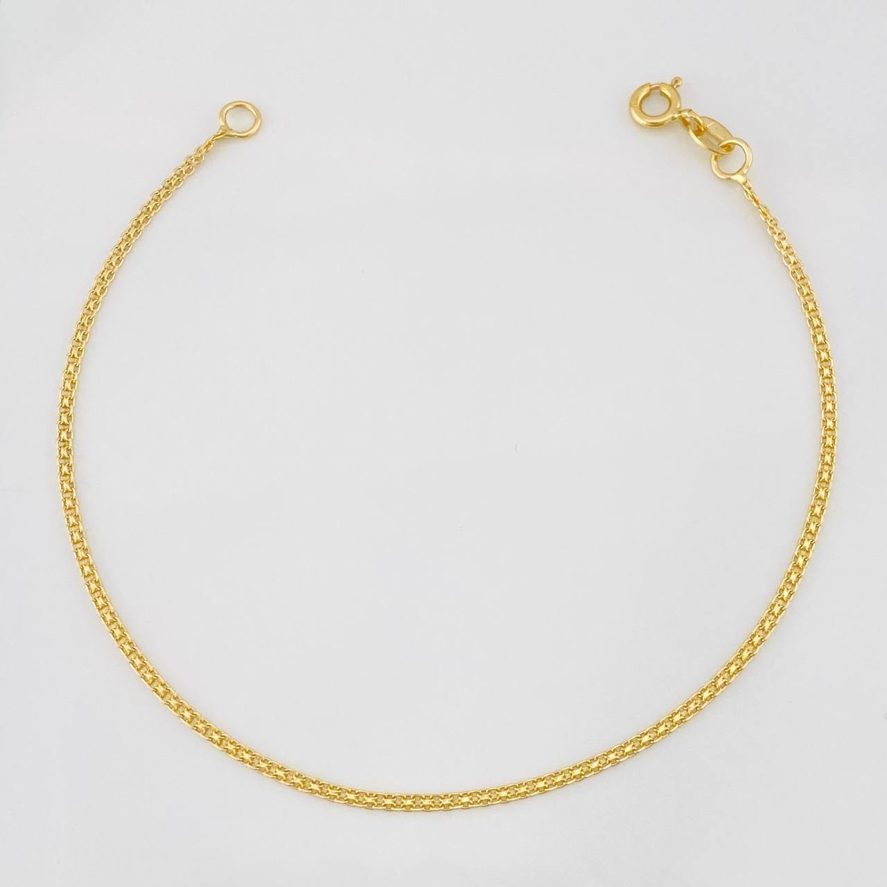 China Bracelet 1.25g / 7 1/2 in / 1.37mm Yellow Gold 18K
