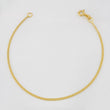 China Bracelet 1.25g / 7 1/2 in / 1.37mm Yellow Gold 18K