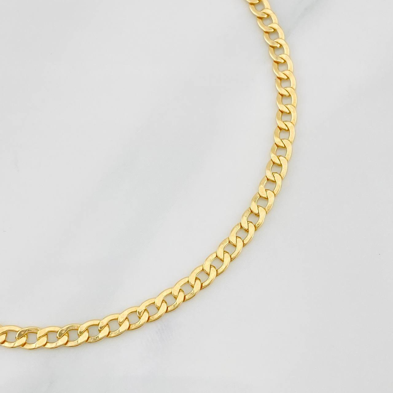 Cuban Links Bracelet 1.55g / 7 1/2 in / 3.28mm Yellow Gold 18K