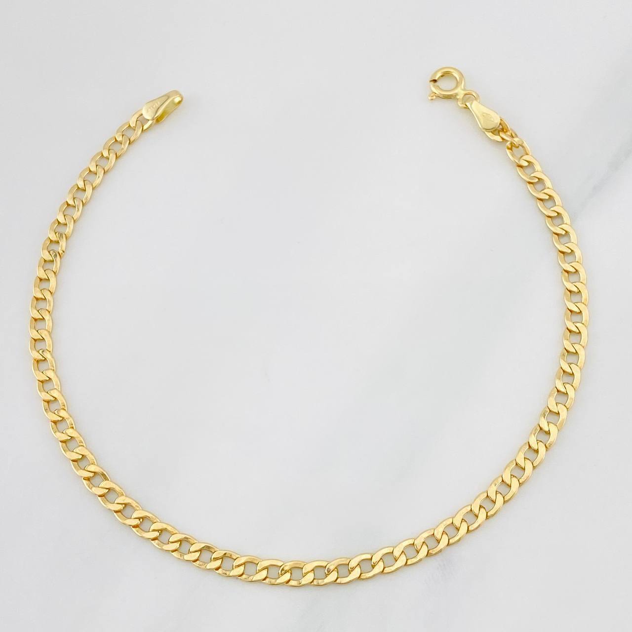 Cuban Links Bracelet 1.55g / 7 1/2 in / 3.28mm Yellow Gold 18K