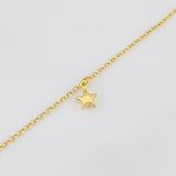 Rolo Figures Anklet 3.05g / 9 1/2 in / 1.78mm Yellow Gold 18K