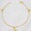 Rolo Figures Anklet 3.05g / 9 1/2 in / 1.78mm Yellow Gold 18K