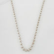 Military Chain 21.55g / 28 in / 3mm 18K White Gold