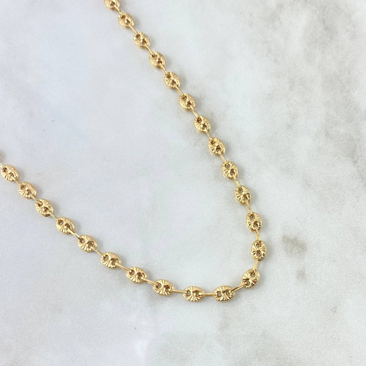 Cadena GC 7.9gr / 65cm / 3.4mm Diamantada Oro Amarillo 18K