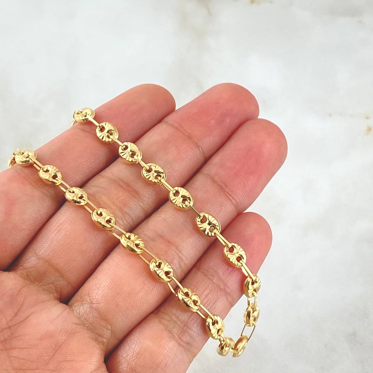 GC Chain 9.2gr / 45cm / 4.8mm Diamond Cut 18K Yellow Gold