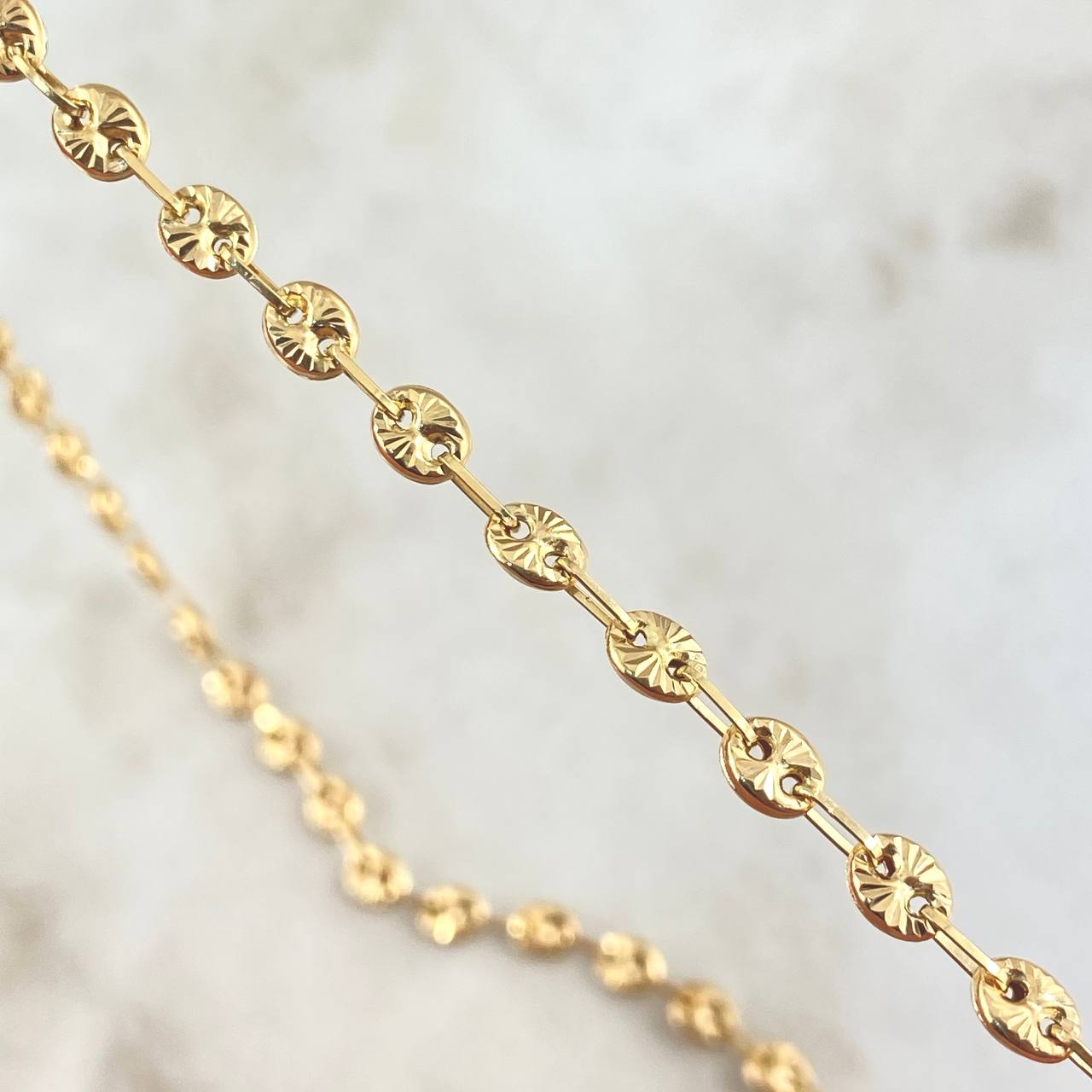 GC Chain 8.4gr / 50cm / 4.2mm Diamond Cut 18K Yellow Gold
