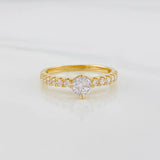 Solitaire Churumbela Ring 2.2g / T7 Yellow Gold 18K