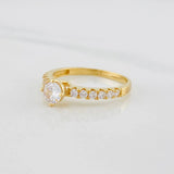 Solitaire Churumbela Ring 2.2g / T7 Yellow Gold 18K