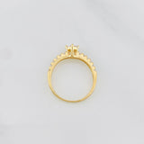 Solitaire Ring churumbela 2.15g / T6 1/2 Yellow Gold 18K