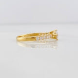 Solitaire Ring churumbela 2.15g / T6 1/2 Yellow Gold 18K