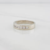 Churumbela Band Ring 4.3g / Size 7 1/2 White Gold 18K