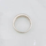Churumbela Band Ring 4.3g / Size 7 1/2 White Gold 18K