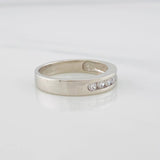Churumbela Band Ring 4.3g / Size 7 1/2 White Gold 18K