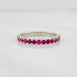 Anillo Argolla churumbela 3.25g / T7 1/4 Oro Blanco 18K