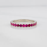 Anillo Argolla churumbela 3.25g / T7 1/4 Oro Blanco 18K
