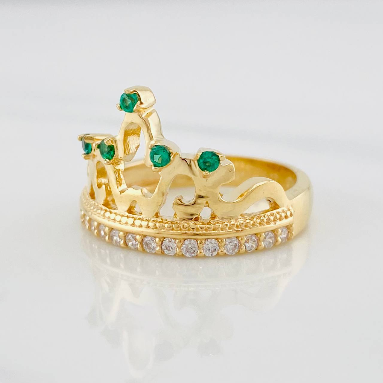 Anillo Corona 5.15g / T6 1/4 Oro Amarillo 18K
