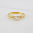 Anillo Solitario churumbela 2.05g / T7 Oro Amarillo 18K