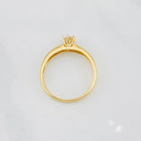Anillo Solitario churumbela 2.05g / T7 Oro Amarillo 18K