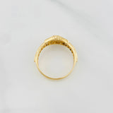 Anillo Corona 4.2g / T8 3/4 Tres Oros 18K