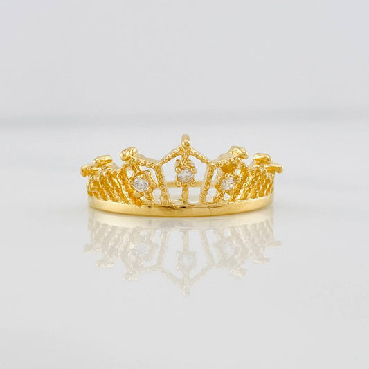 Anillo Tiara 2.2g / T7 1/4 Oro Amarillo 18K