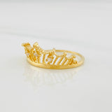 Anillo Tiara 2.2g / T7 1/4 Oro Amarillo 18K